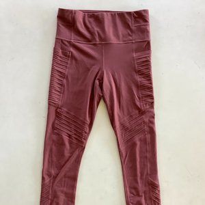 Athleta Salutation Stash Pocket Moto Tight Size XS